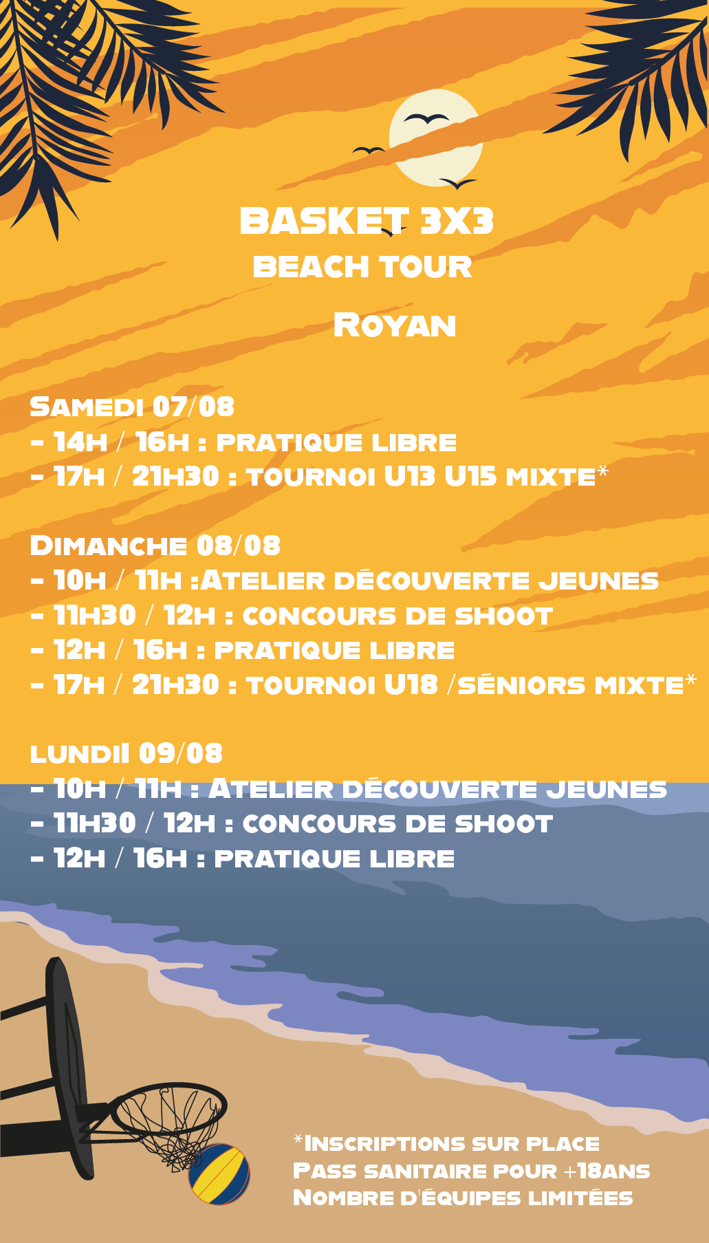 Basket 3×3 Beach Tour à Royan Paysroyannais.info